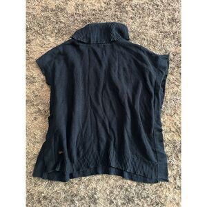 Matilda Jane Blue Knit Cowl Neck Shawl Sz XXL